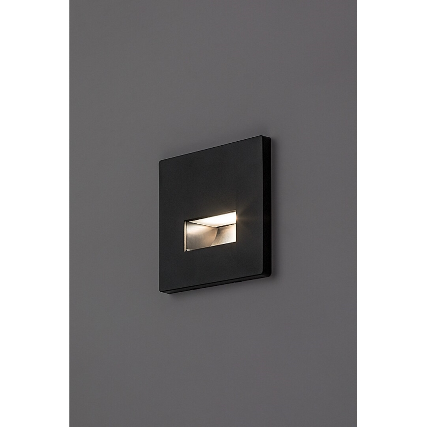Rabalux - LED-Treppenleuchte LED/1W/230V 3000/4500/6500K schwarz