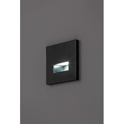 Rabalux - LED-Treppenleuchte LED/1W/230V 3000/4500/6500K schwarz