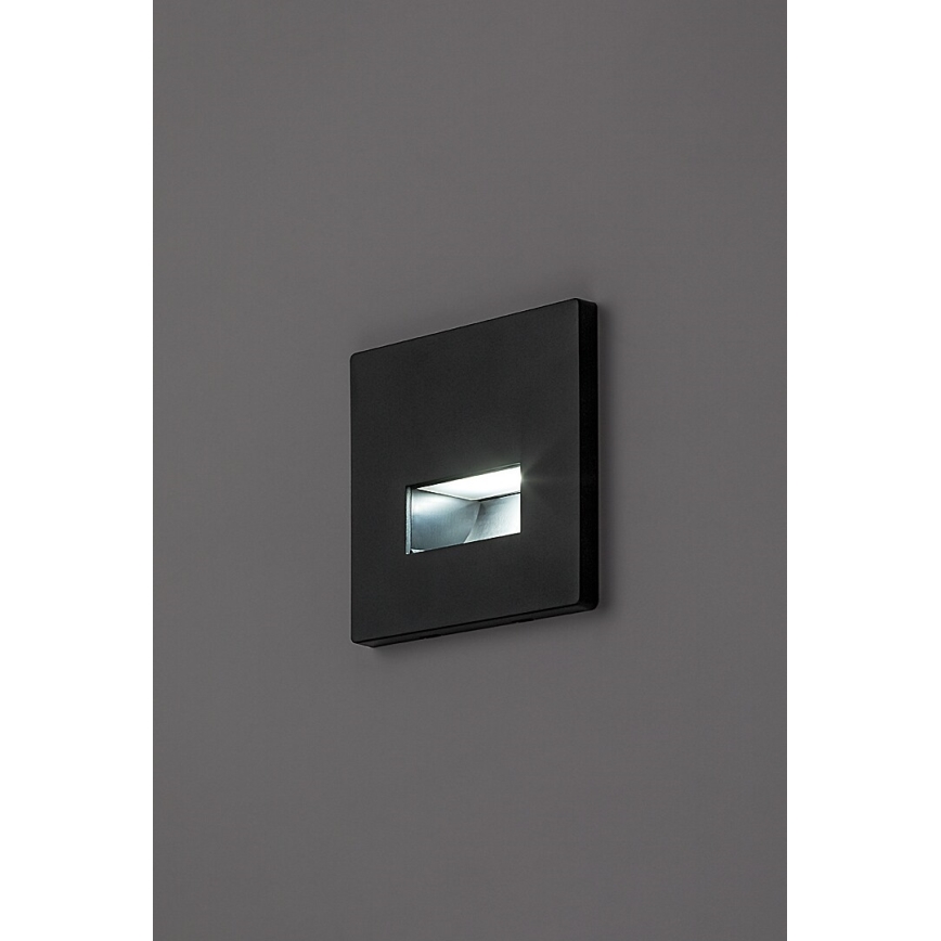 Rabalux - LED-Treppenleuchte LED/1W/230V 3000/4500/6500K schwarz