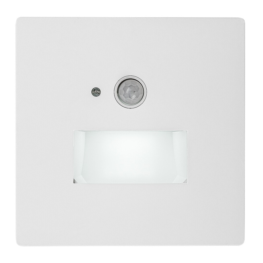 Rabalux - LED-Treppenleuchte mit Bewegungs- und Dämmerungssensor LED/1W/230V 3000/4500/6500K weiß