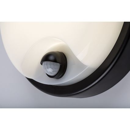 Rabalux - LED-Außenwandleuchte mit Sensor, LED/18W/230V, IP65, schwarz