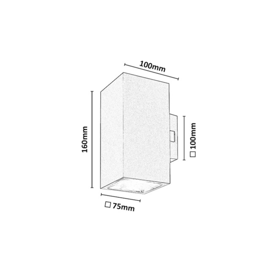 Rabalux - LED-Außenwandleuchte LED/18W/230V 2700/4000/6500K IP65