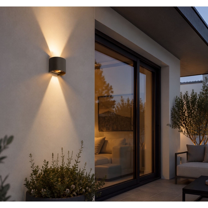 Rabalux - LED Außenwandleuchte LED/5W/230V 2700/4000/6500K IP54 beige