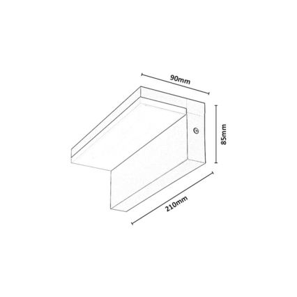Rabalux - LED Außenwandleuchte LED/9W/230V IP54 beige