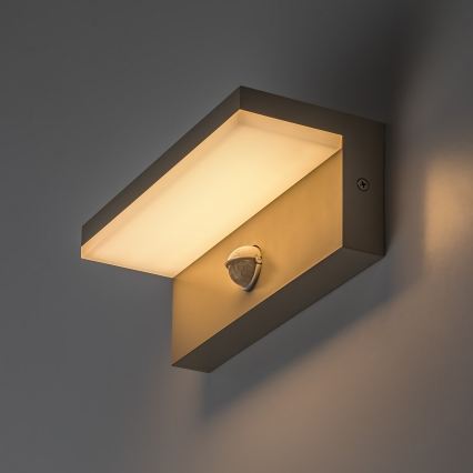 Rabalux - LED Außenwandleuchte mit Sensor LED/9W/230V IP54 beige