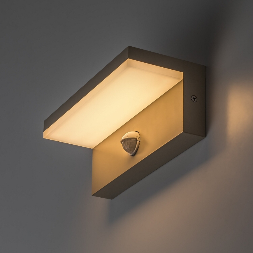 Rabalux - LED Außenwandleuchte mit Sensor LED/9W/230V IP54 beige