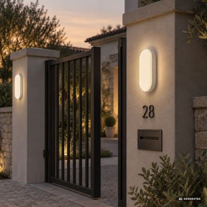 Rabalux - LED Außenwandleuchte LED/14W/230V IP54 weiß