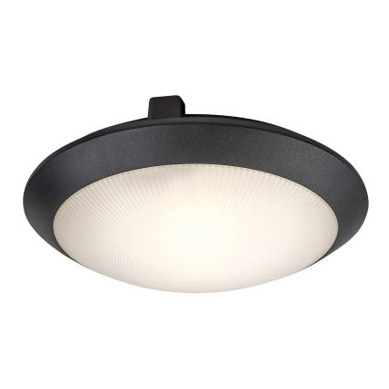 Rabalux - Außen-Deckenleuchte mit Bewegungsmelder 1xE27/9W/230V IP65 Ø 30 cm schwarz
