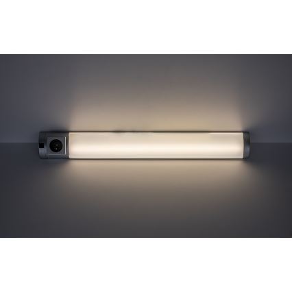 Rabalux - LED-Küchenunterbauleuchte mit Steckdose LED/8W/230V 4000K 68 cm silbern