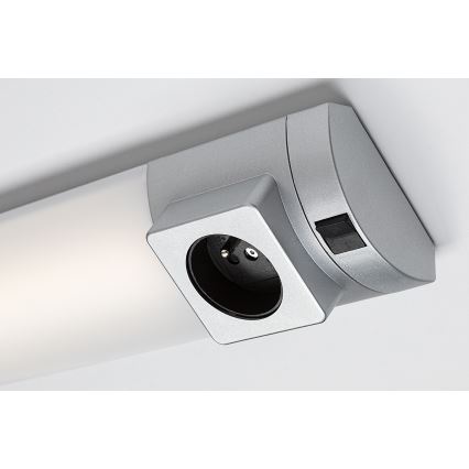 Rabalux - LED-Küchenunterbauleuchte mit Steckdose LED/8W/230V 4000K 68 cm silbern