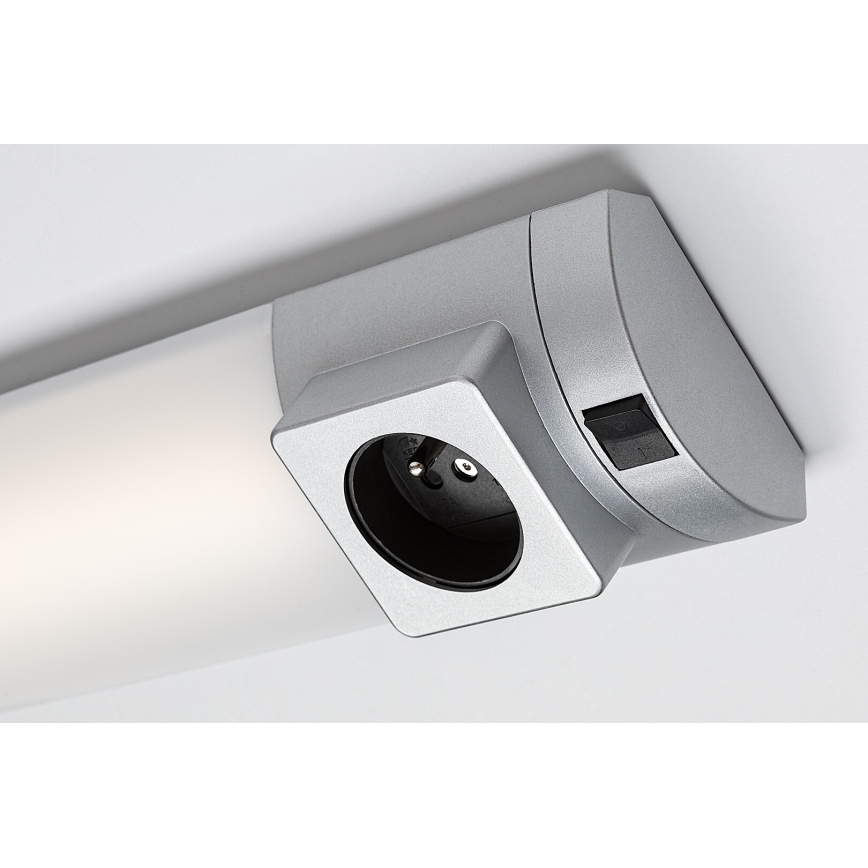 Rabalux - LED-Küchenunterbauleuchte mit Steckdose LED/8W/230V 4000K 68 cm silbern