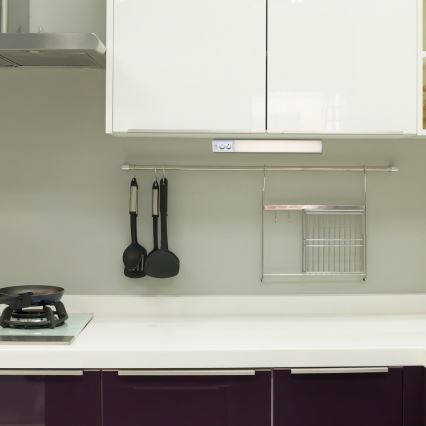 Rabalux - LED-Küchenunterbauleuchte mit Steckdosen LED/15W/230V 4000K 70 cm weiß