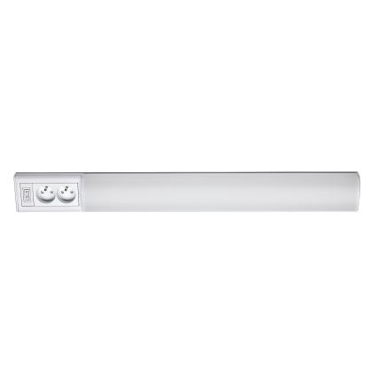 Rabalux - LED-Küchenunterbauleuchte mit Steckdosen LED/15W/230V 4000K 70 cm weiß
