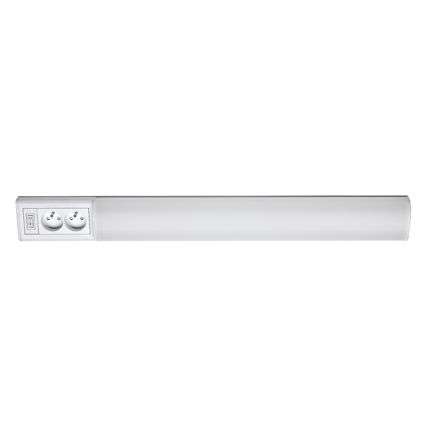 Rabalux - LED-Küchenunterbauleuchte mit Steckdosen LED/15W/230V 4000K 70 cm weiß