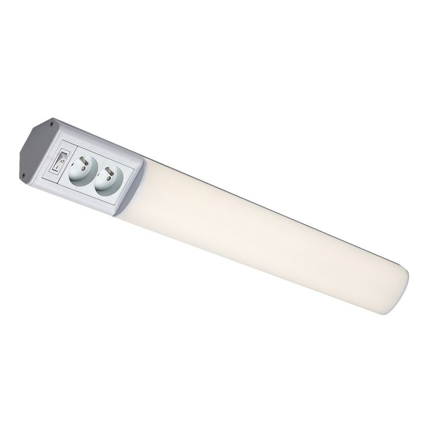Rabalux - LED-Küchenunterbauleuchte mit Steckdosen LED/15W/230V 4000K 70 cm weiß