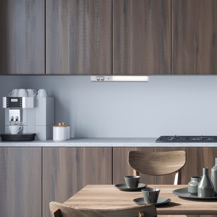 Rabalux - LED-Küchenunterbauleuchte mit Steckdosen LED/18W/230V 4000K 60 cm weiß