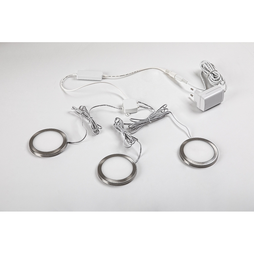 Rabalux - Set 3x dimmbare LED-Schrankleuchten LED/1W/230V 4000K