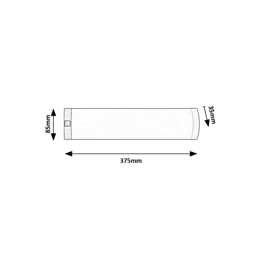 Rabalux - LED-Küchenunterbauleuchte LED/5W/230V 4000K glänzendes Chrom