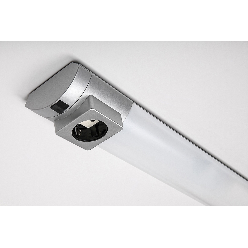 Rabalux - LED-Küchenunterbauleuchte mit Steckdose LED/5W/230V 4000K 45 cm matt Chrom