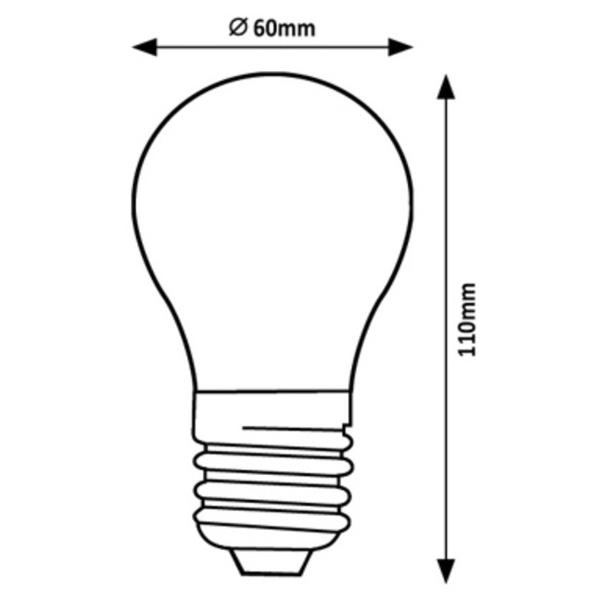 Rabalux - LED-Glühbirne A60 E27/7W/230V 4000K Energieklasse A