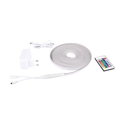 Rabalux - LED RGBW dimmbarer LED-Streifen LED/21W/230V 5 m IP67 + Fernbedienung