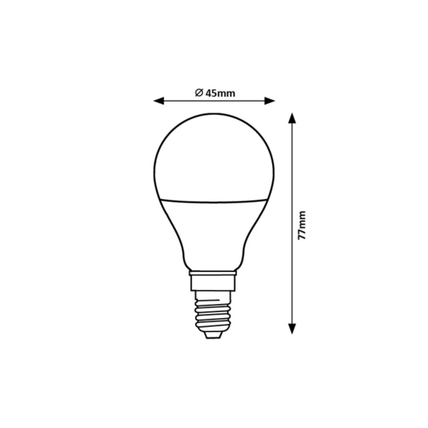 Rabalux - LED-Glühlampe G45 E14/5W/230V 4000K