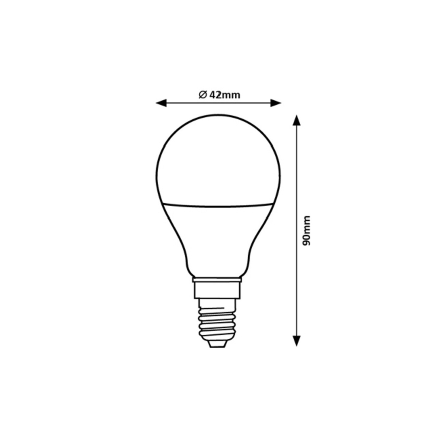 Rabalux - LED-Glühlampe G45 E14/9W/230V 4000K
