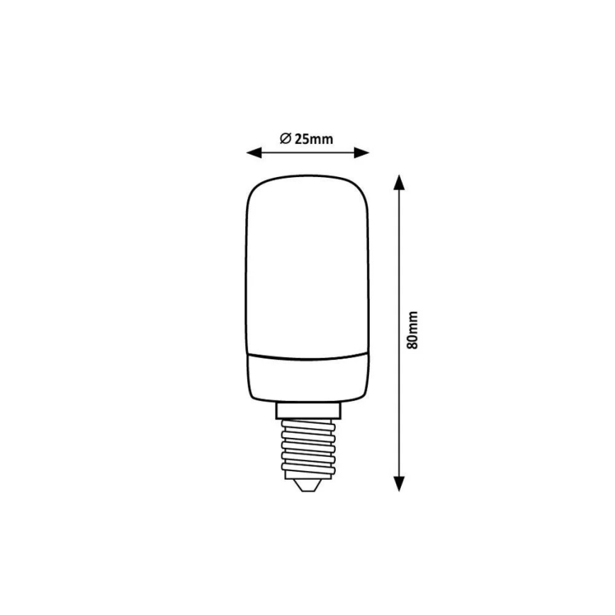 Rabalux - LED-Glühlampe T25 E14/4W/230V 4000K
