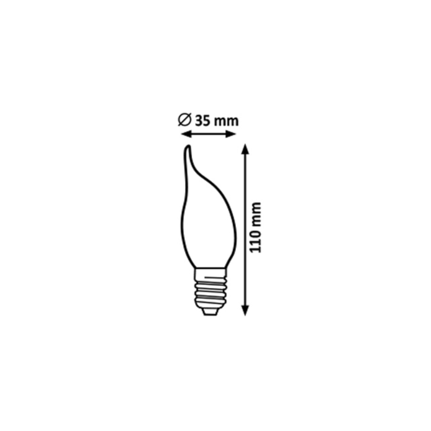 Rabalux - LED-Lampe FILAMENT CF35 E14/4W/230V 4000K