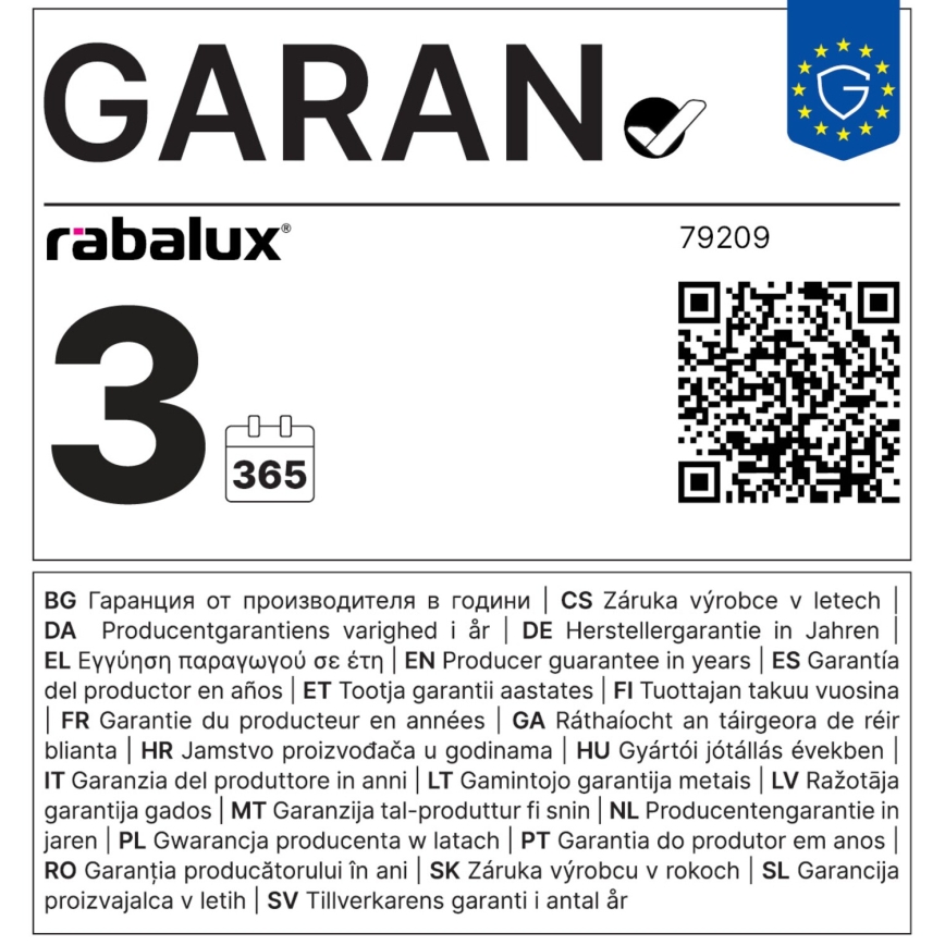 Rabalux - LED-Leuchtmittel FILAMENT CF35 E14/6W/230V 4000K