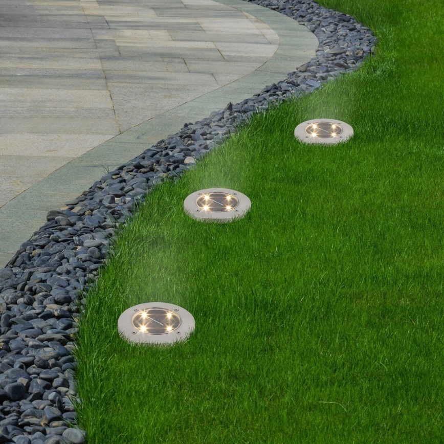 LED Außen-Solarleuchte mit Sensor LED/0,24W/1xAA IP44 schwarz