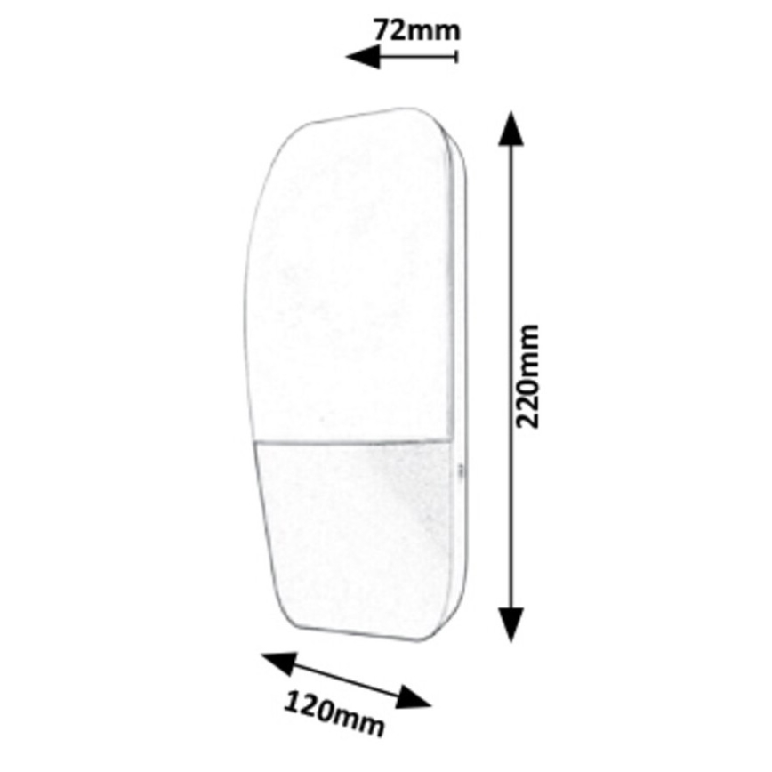 Rabalux - LED Auβen-Wandbeleuchtung LED/10W/230V IP65 800lm 4000K