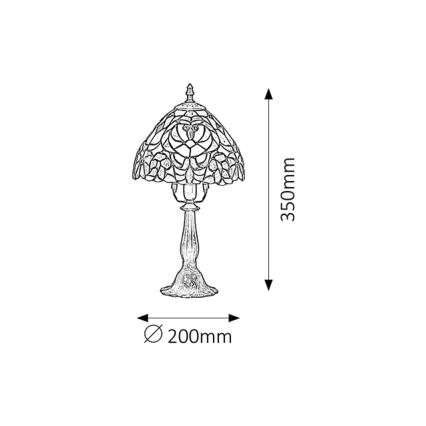 Rabalux - Tiffany tischlampe 1xE14/40W/230V