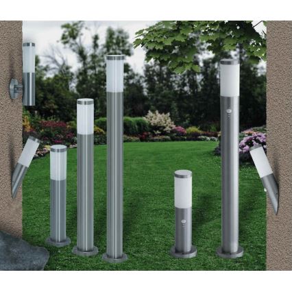Rabalux 8265 - Außenleuchte INOX TORCH 1xE27/60W