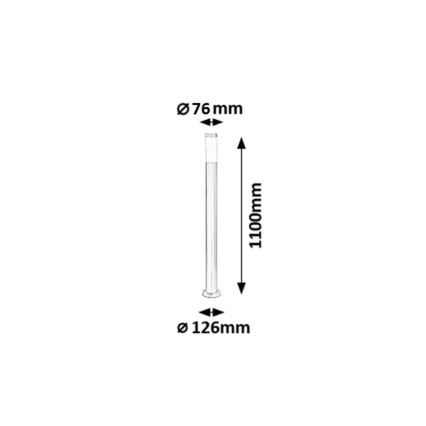 Rabalux - Außenleuchte 1xE27/25W IP44 110 cm
