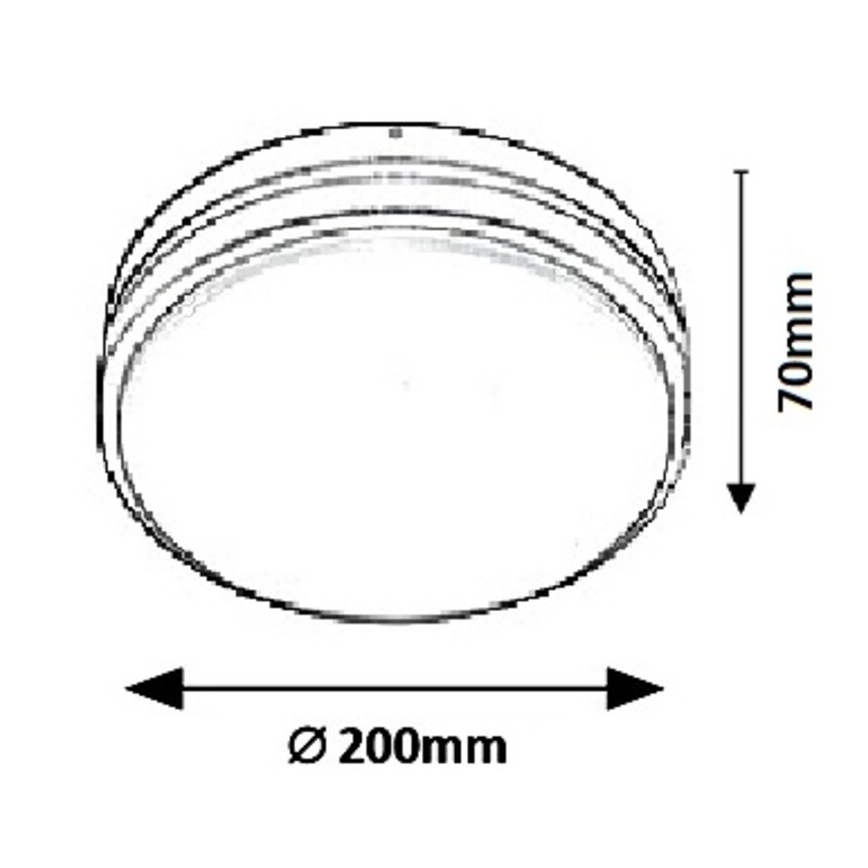 Rabalux 8847 - LED Auβen-Wandbeleuchtung HAMBURG LED/10W/230V IP44