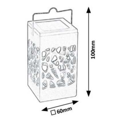 Rabalux - LED-Solarleuchte für den Außenbereich LED/0,07W/1xAAA IP23