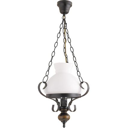 Rabalux - Ersatzglas für Hängeleuchte, Tischleuchte und Wandleuchte E27 d 23,5 cm weiß