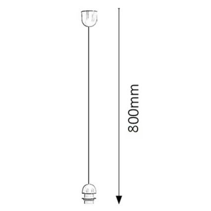 Rabalux 9919 - Netzkabel FIX 1xE27/60W/230V