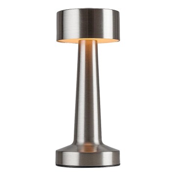 Rabalux - Aufladbare LED-Touch-Tischleuchte LED/2,7W/5V 1200mAh 3000/4000/6000K matt Chrom