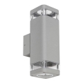 Rabalux - Außenwandleuchte 2xGU10/25W/230V IP44 grau