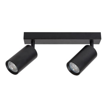 Rabalux - Decken-Einbaustrahler 2xGU10/25W/230V schwarz