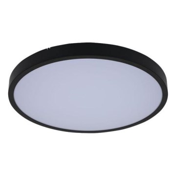 Rabalux - Dimmbare LED-Deckenleuchte für Badezimmer LED/24W/230V 3000-6000K IP44 d 35,5 cm schwarz + Fernbedienung