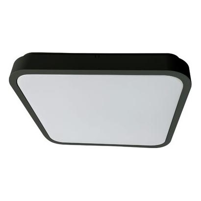 Rabalux - Dimmbare LED-Deckenleuchte für Badezimmer LED/36W/230V 3000-6000K IP44 42x42 cm schwarz + Fernbedienung