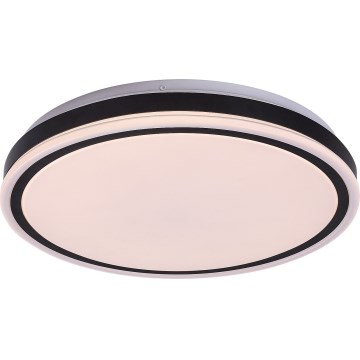 Rabalux - Dimmbare LED-Deckenleuchte LED/20W/230V 3000-6500K Ø 38,5 cm schwarz + Fernbedienung