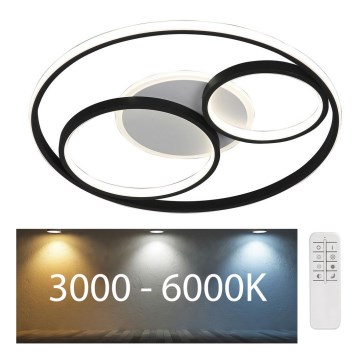 Rabalux - Dimmbare LED-Deckenleuchte LED/50W/230V 3000-6000K d 53 cm + Fernbedienung