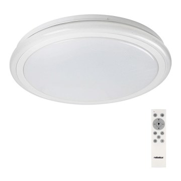 Rabalux - dimmbare LED-Deckenleuchte mit Fernbedienung RGB LED/32W/230V Ø 40 cm