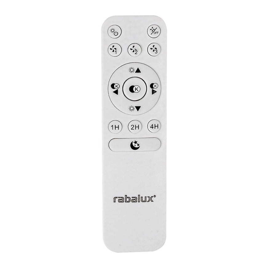 Rabalux - Dimmbare LED-Deckenleuchte mit Ventilator LED/30W/230V 3000-6500K + Fernbedienung