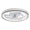 Rabalux - Dimmbare LED-Deckenleuchte mit Ventilator LED/40W/230V 3000/4000/6000K Wi-Fi + Fernbedienung