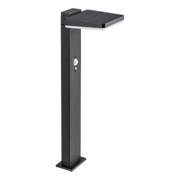 Rabalux - dimmbare LED-Solar-Außenleuchte mit Sensor LED/4,4W/3,7V IP54 Anthrazit 2200 mAh